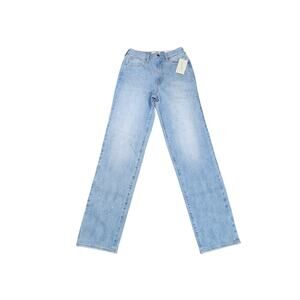 Universal Thread 90s Straight Jeans Sz 2R Sequin Light Wash NWT Y2K Style Retro